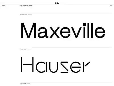 SM Foundry for Modern Typeface Design