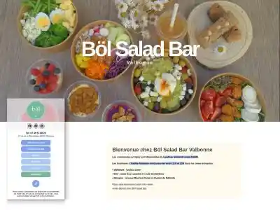Böl Salad Bar Valbonne - Healthy, Eco-Responsable, Authentique.