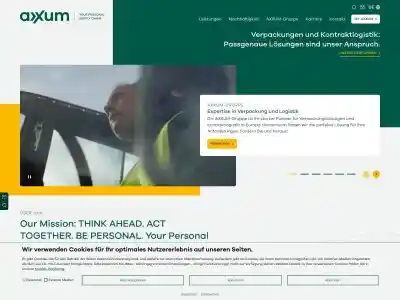 Ihr Experte für Verpackung & Logistik - AXXUM – Your personal supply chain