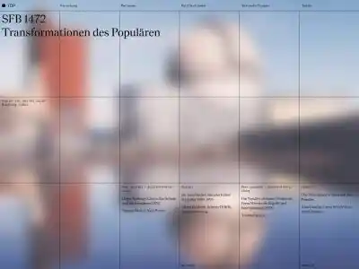 SFB1472 „Transformationen des Populären“