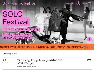 Startseite · Schwankhalle