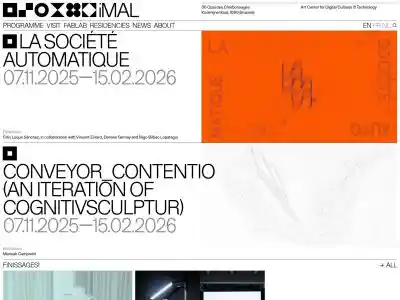 iMAL – Art Center for digital cultures & technology.