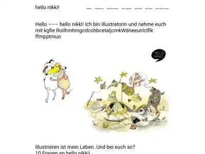 Nicole El Salamoni Illustration - hello nikki