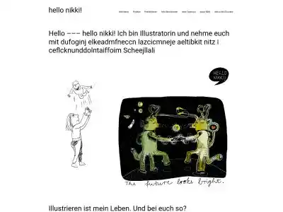 Nicole El Salamoni Illustration - hello nikki