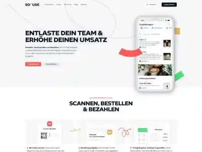 SO'USE: Digitales Bestell- & Bezahlsystem mit Kassenintegration