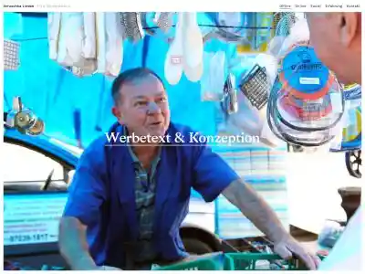 Werbetext & Konzept, Webredaktion etc. | Veruschka Linden