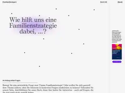 [Familien{Strategen) · Familienstrategie erleben und gestalten
