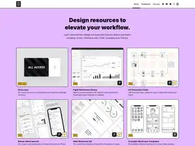 UI/UX Assets - UI Kits and Wireframe Kits for Sketch and Figma, as well as HTML Templates and Themes to boost your work.
