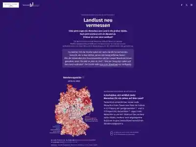 Landlust neu vermessen | Berlin-Institut & Wüstenrot Stiftung