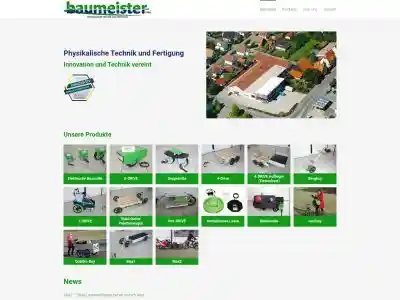 Baumeister.eu – Physikalische Technik und Fertigung