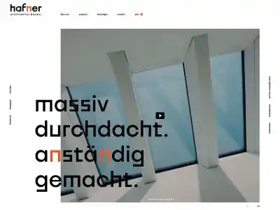 Hafner Bauunternehmen - Ihr Architektur- und Bauunternehmer im Allgäu