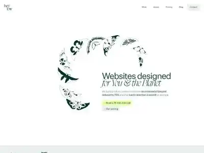 Hey Low, websites made for You & the Planet