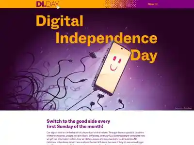Switch to the good side every first Sunday of the month — Digital Independence Day